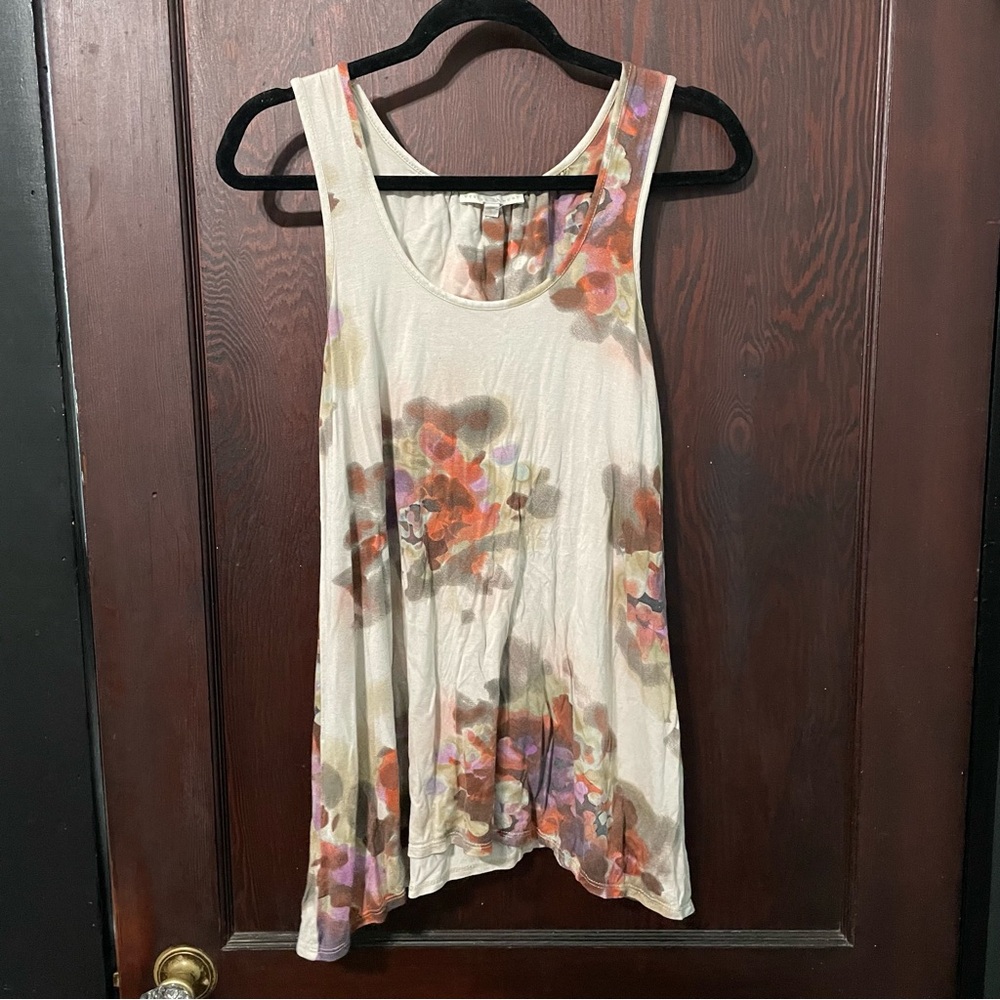 Weston Wear Small Tank Top Blouse Floral Flowy